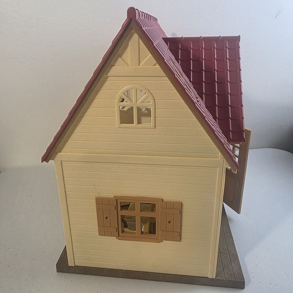 Calico Critters Red Roof Cozy Cottage Starter Home Silvanian Families Furniture - Picture 8 of 8